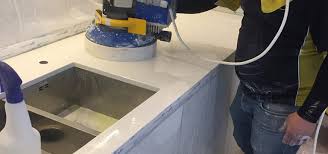 Professional stone restoration work